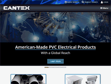 Tablet Screenshot of cantexinc.com